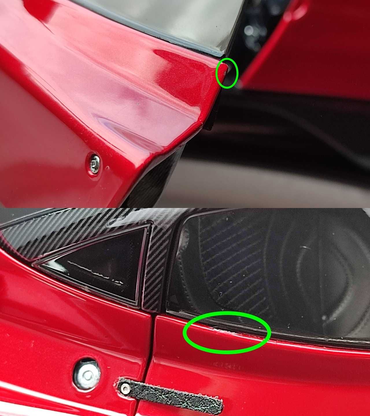Almost Real+ 1/18 Pagani Zonda F Rosso Monza [nie AUTOart)