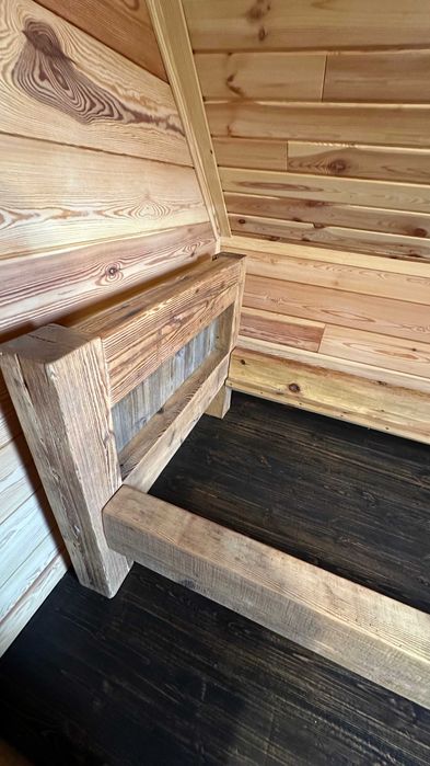 Łóżko z dębowych belek Regalia