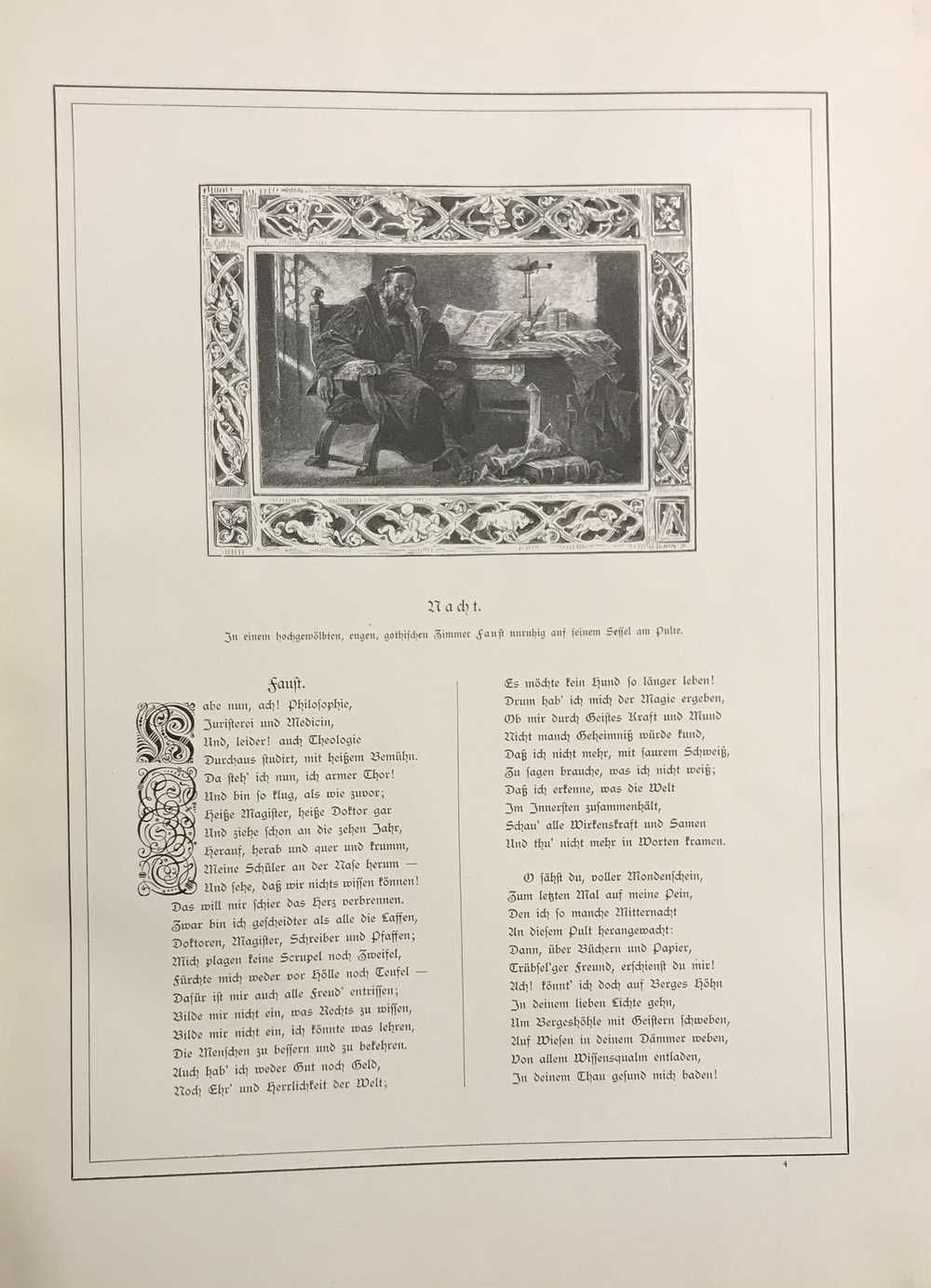 Książka FAUST - Goethe - niemiecki oryginał z 1881 r. (UNIKAT)