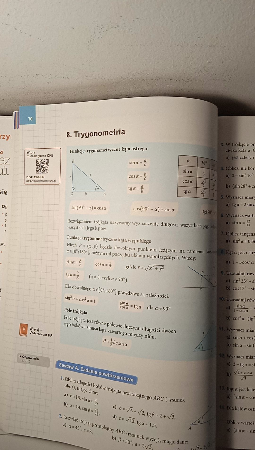 Zbiór zadań maturalnych matematyka podstawowa nowa era