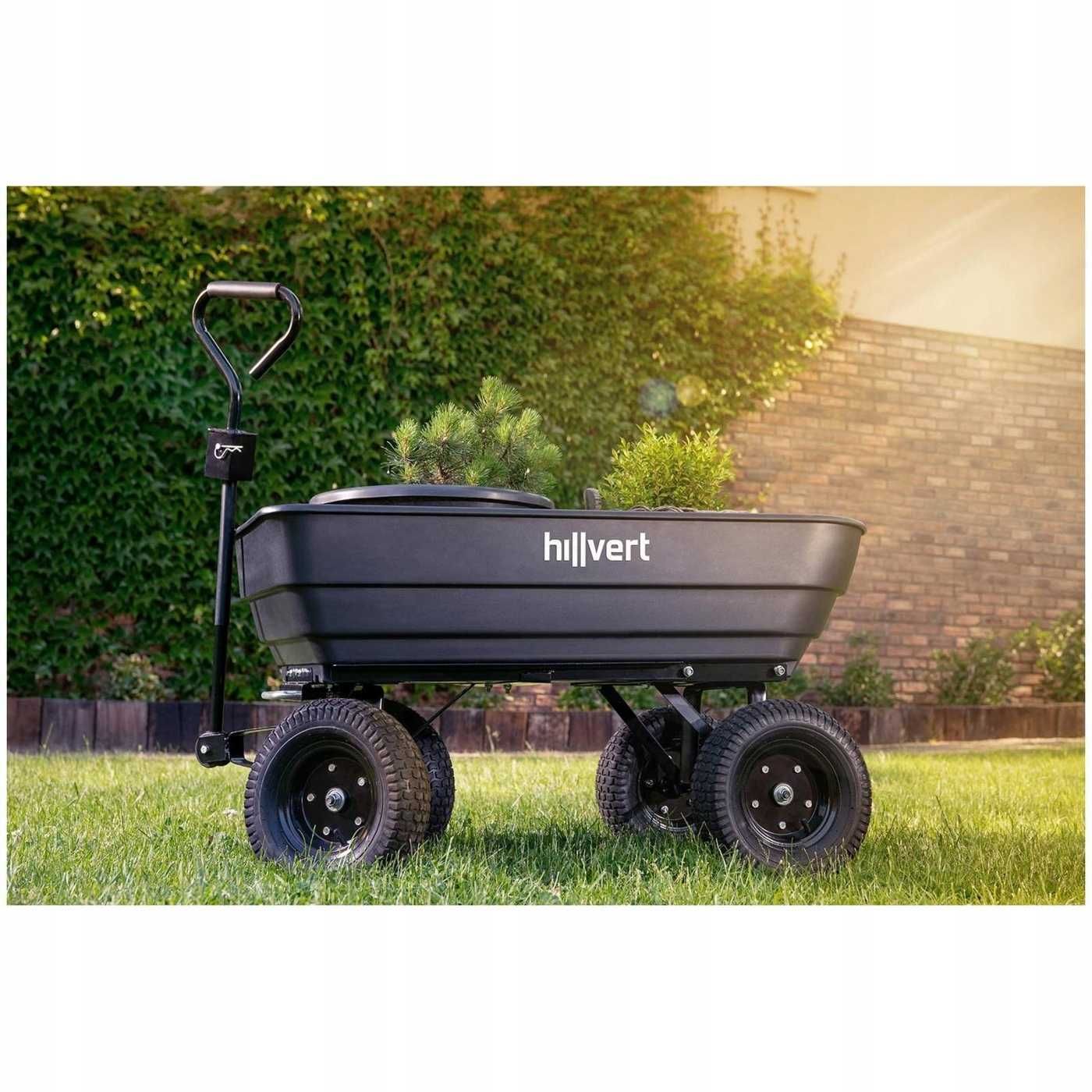 Садовий візок тачка Hillvert - 350 кг - 125 л