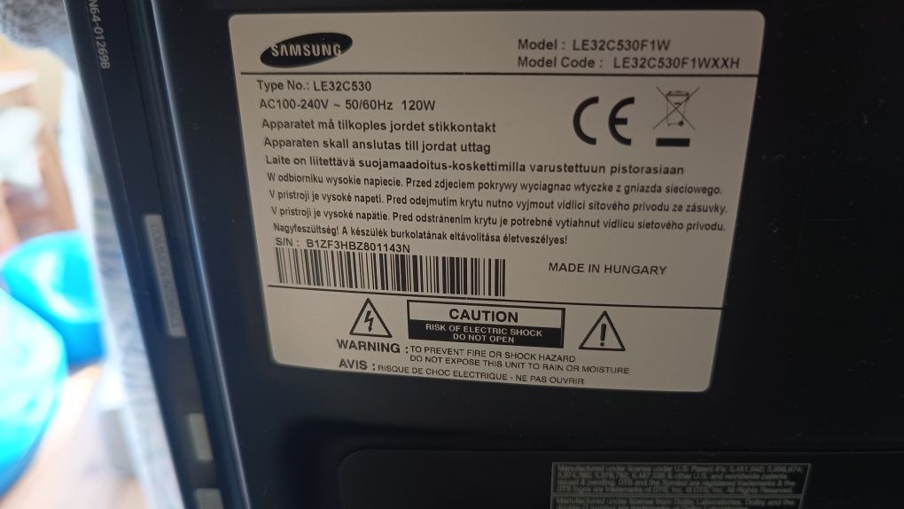 Telewizor Samsung  LCD FULL HD 1080P HDMI 32"