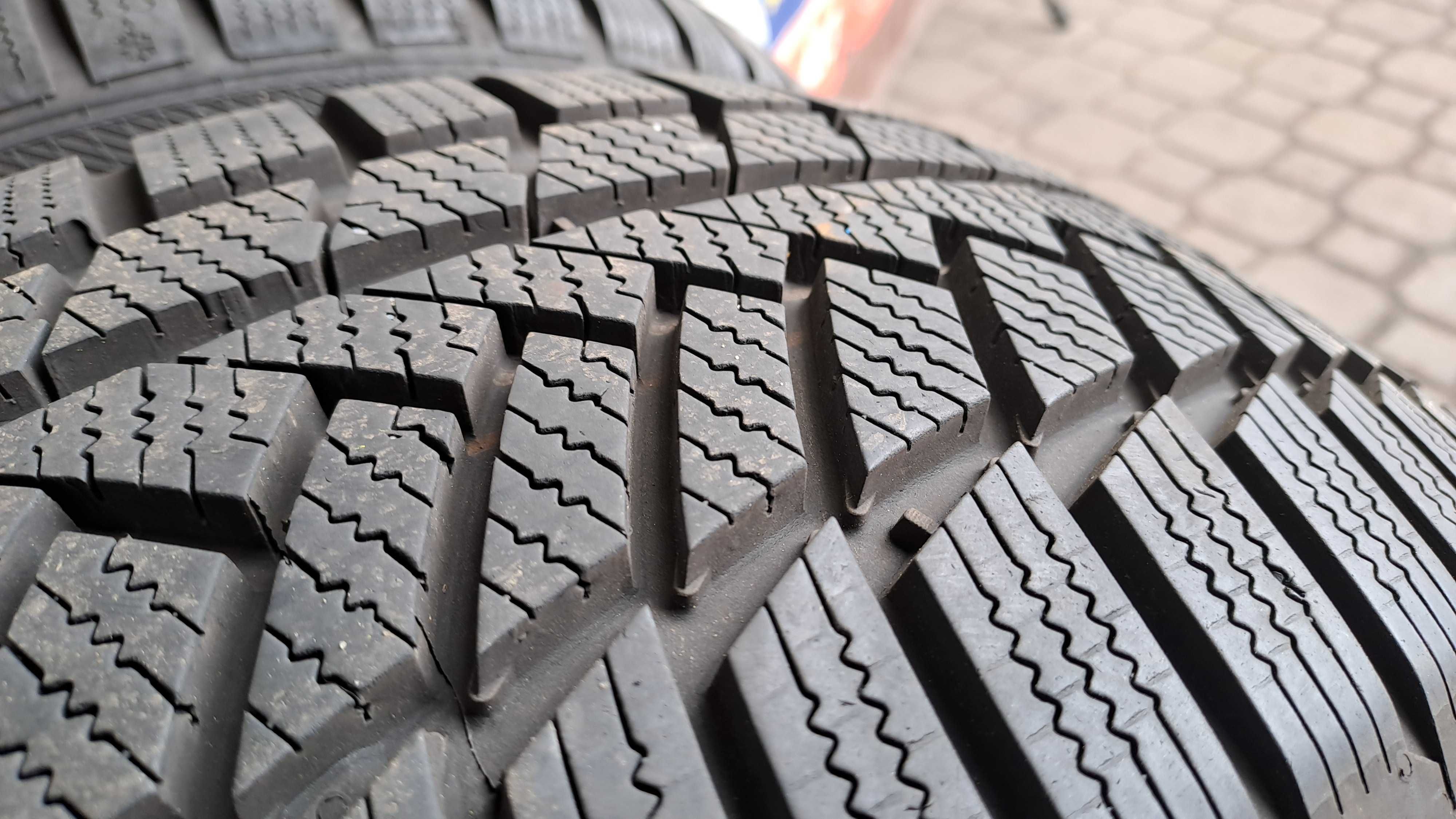 215/50r17 continental opony zimowe uzywane 7,5mm bieznik