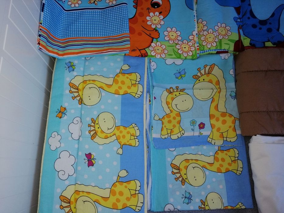 Pościel ochraniacz poszewki koce prześcieradło minky zestaw