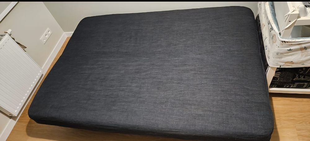 Materac lateksowy z pokrowcem Ikea Nyhamn 140x200 + stelaż