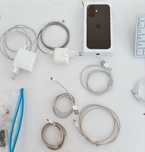 Pacote Apple – Cabos, Carregadores MacBook/iPad, Caixa iPhone 16