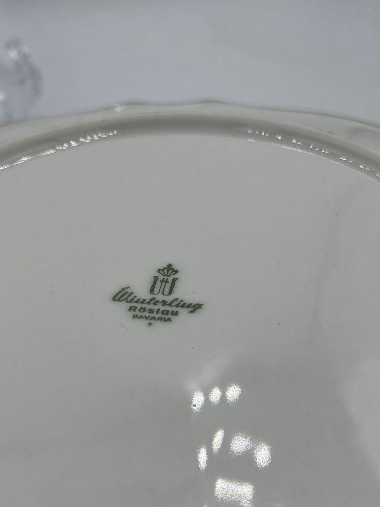 Talerze zakąskowe Bavaria Winterling w fioletowe kwiaty B12023