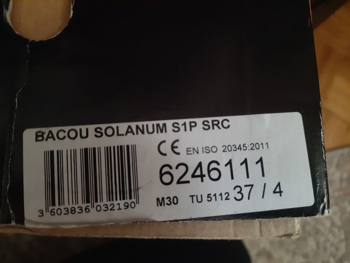 Buty robocze Sandały bezpieczne HONEYWELL BACOU Solanum 37 nowe