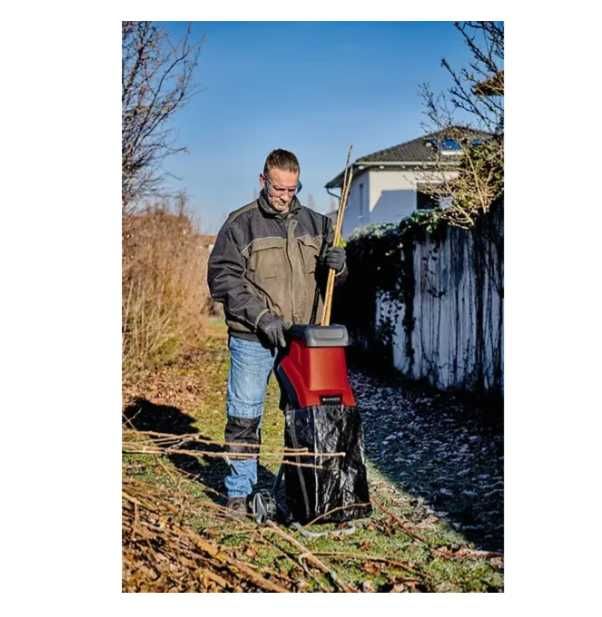 Подрібнювач гілок Einhell(2500Вт/4900об/хв/мішок 46л)веткоизмельчитель