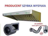 Okap gastronomiczny 200x70x40 SG+filtry+maxturbina+gratis NOWY wysyłka