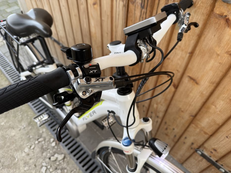 648Wh / 1500 przebieg Rower Elektryczny FLYER RS Gazelle Panasonic XT