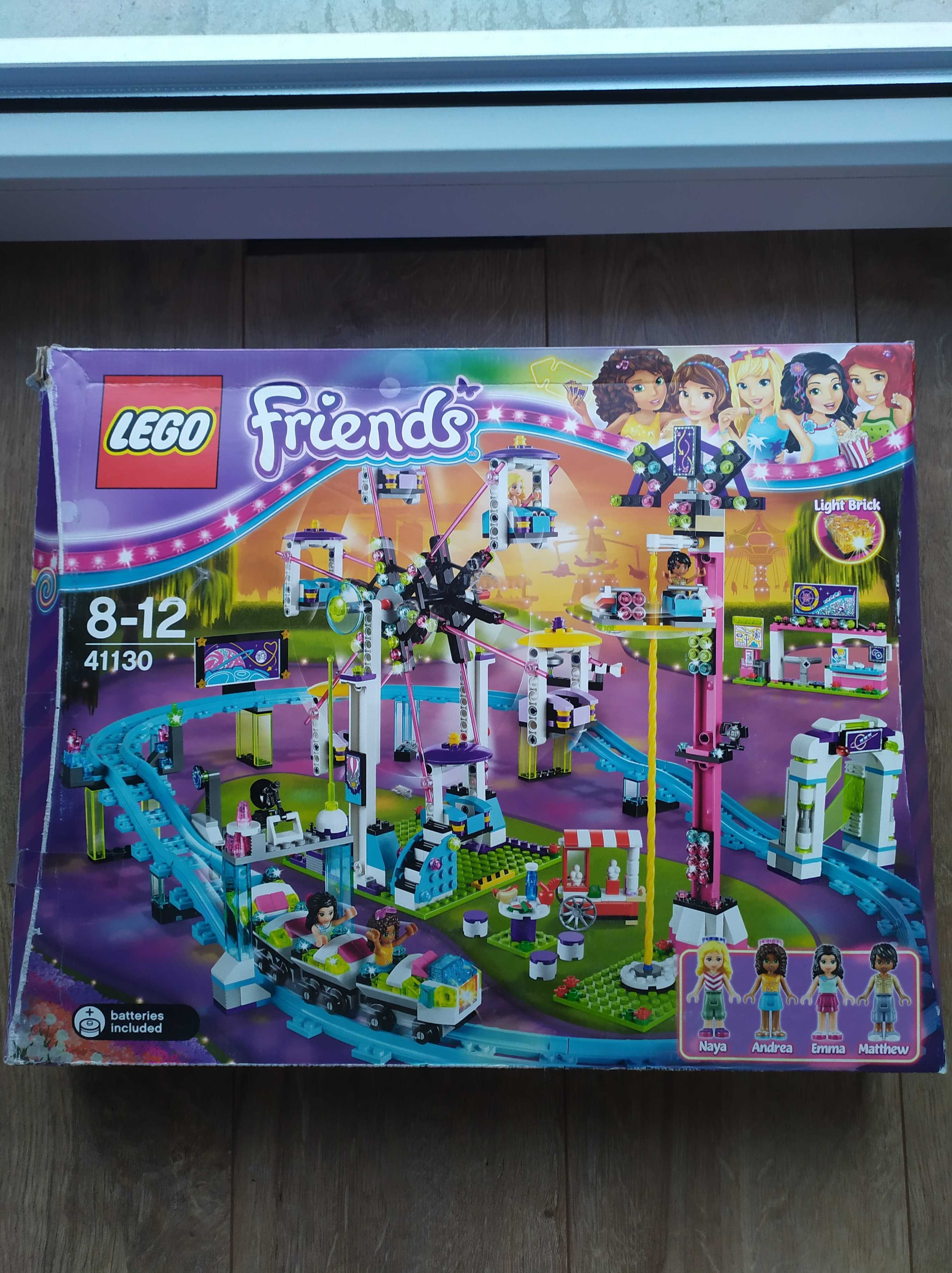 Lego Friends kolejka górska w parku rozrywki