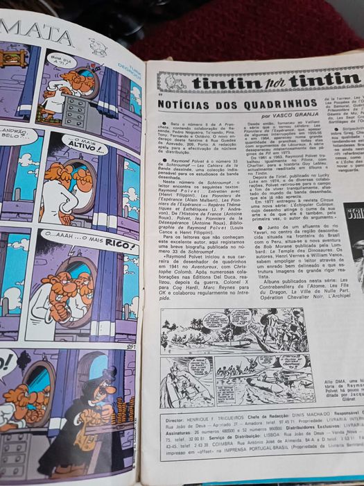 Revista antiga Tin Tin