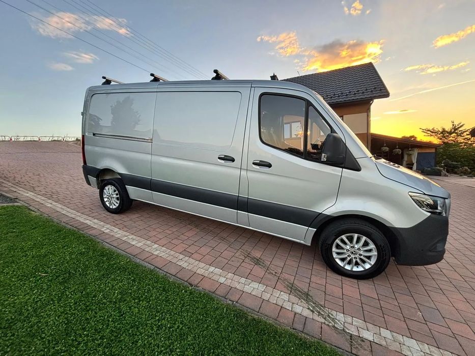 Mercedes-Benz Sprinter 314 CDI  L2H1 143KM 2021r 9-cio stopniowy AUTOMAT - pierwszy właściciel FA 23%