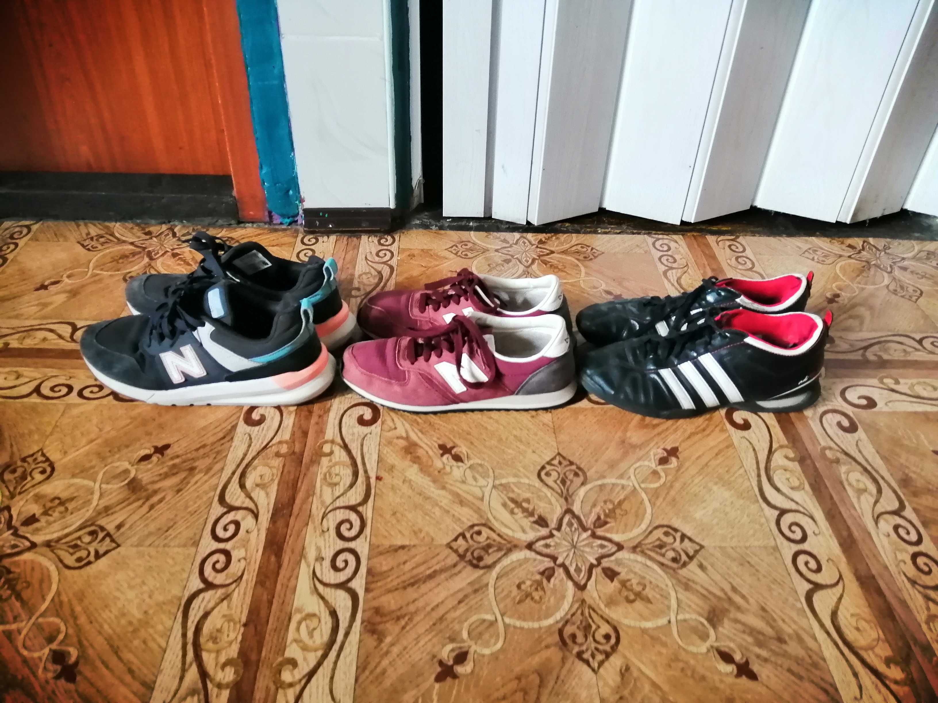 3 pary butów Adidas i New Balace roz 38 wysłka gratis
