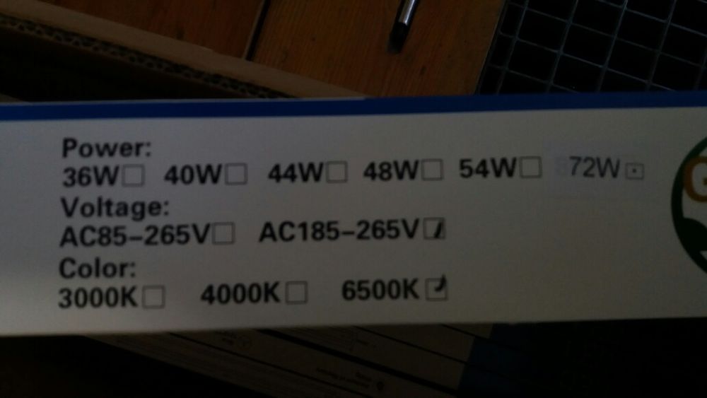 Lampa led 120cm 160w-40w Najwytrzymalsze .Garaż warsztat oprawa swietl