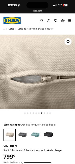 Vendo sofá IKEA.