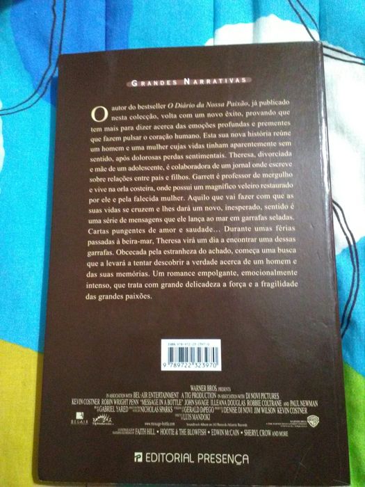 Livro : Nicholas Sparks, As palavras que nunca te direi