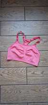 Różowy# malinowy biustonosz sportowy Active by Tchibo, r. M 40/42