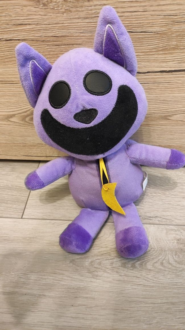 Catnap maskotka pluszak kotek fioletowy gra Smiling