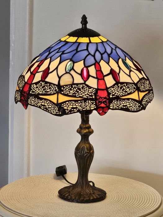 Lampa witrazowa Tiffany Styl.Stan Idealny