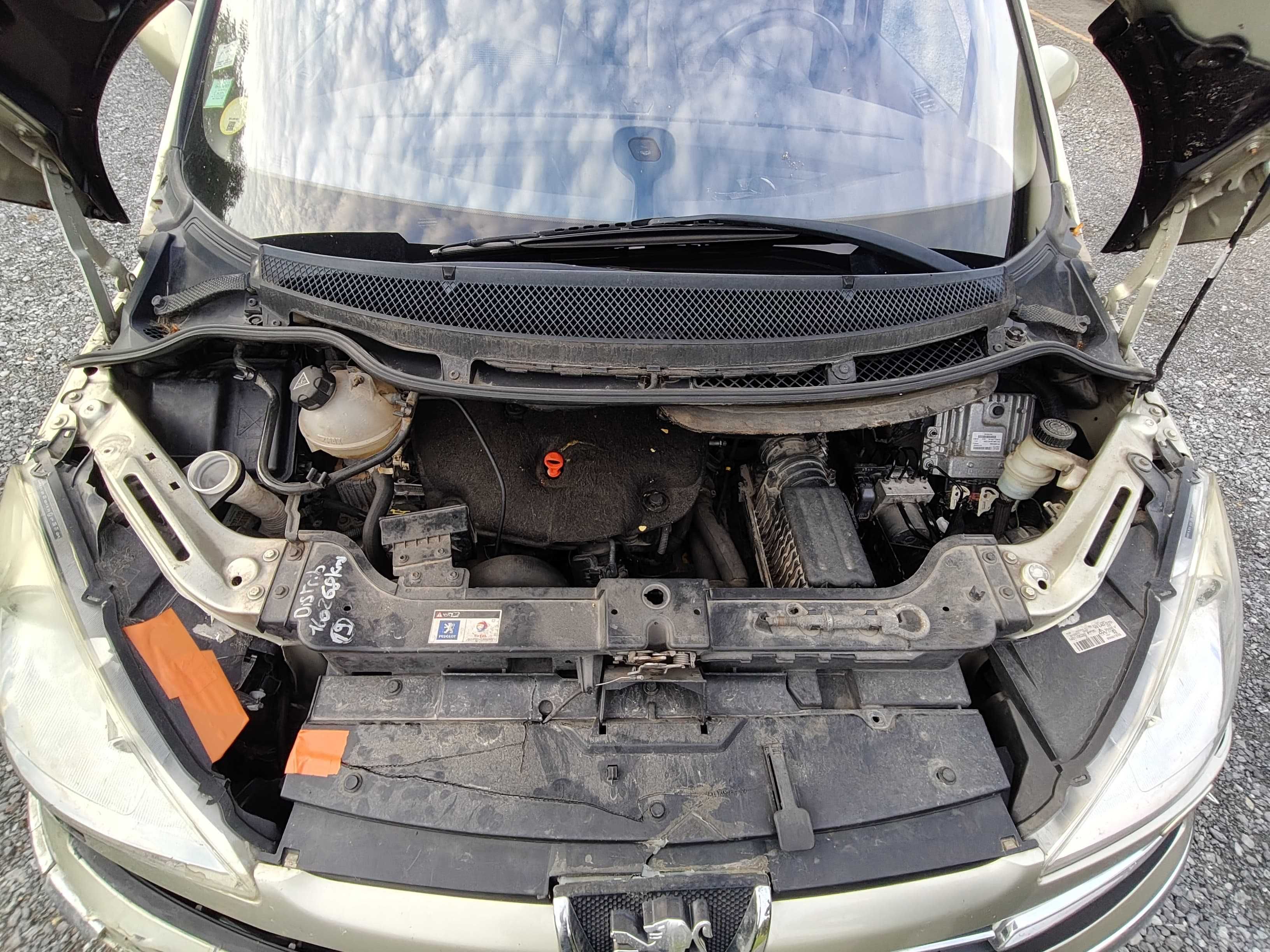 Peugeot 807 2.0 HDi 163KM • 2010 • 7-osobowy • Hak • Bogate wyposaż.