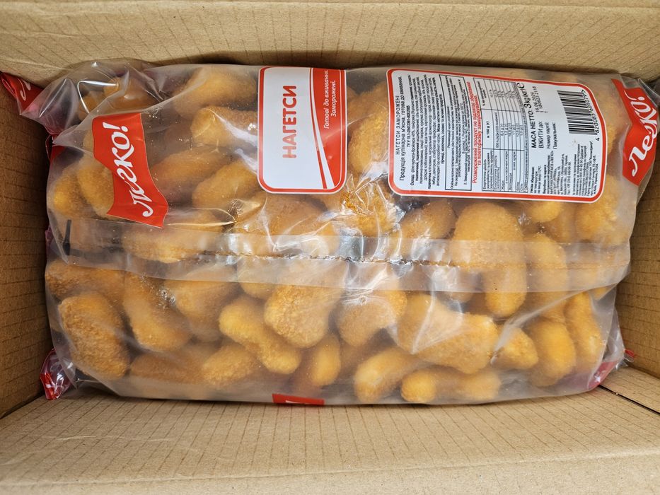 Наггетсы куриные Легко. Нагетси курячі Легко. 3кг