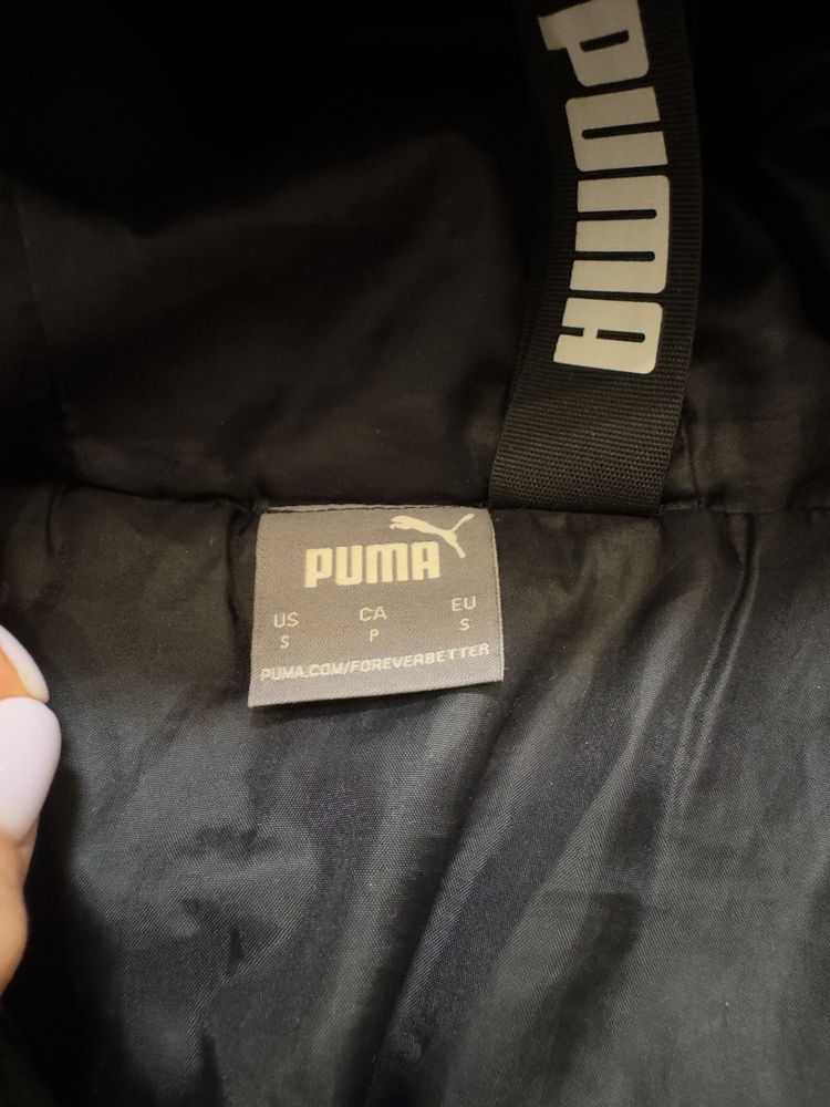 Чорний пуховик PUMA  чоловічий розмір S