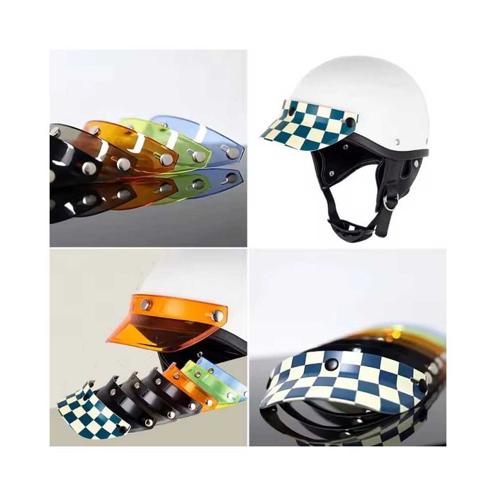 Pala universal 3 molas para capacete aberto - protecção anti-vento