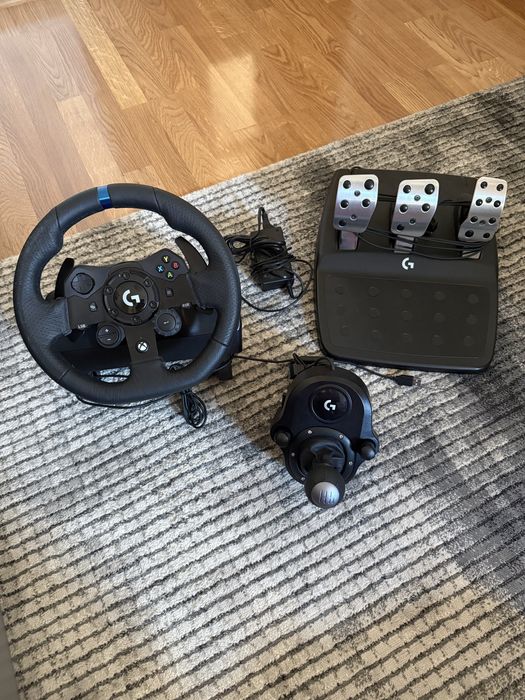 Logitech G923 + skrzynia biegów - Xbox/PC