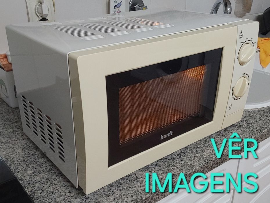 MICROONDAS KUNFFT COMPLETO. Casa,Cozinha,Campismo,Trabalho,Garagem.