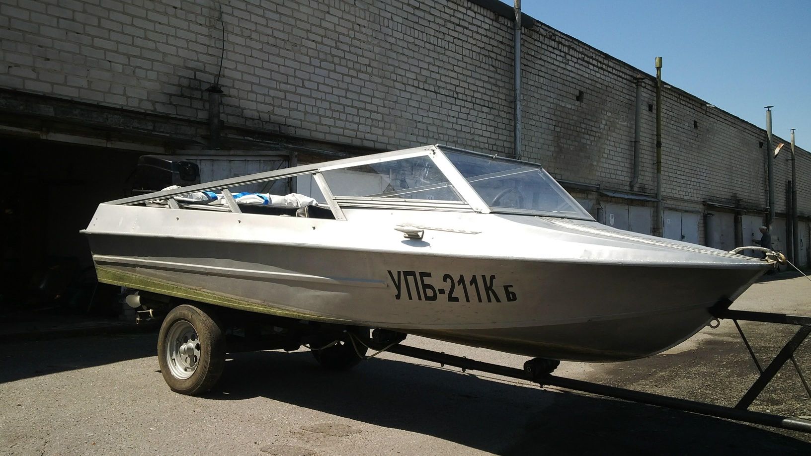 Крим М + Yamaha40(Sail)+ лафет