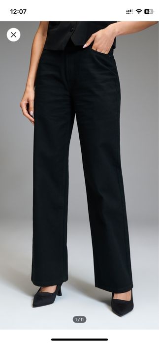 Джинси wide leg 36р