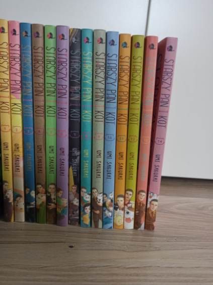 Manga Starszy pan i kot 1-14 stan idealny