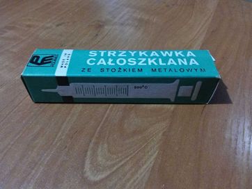 Strzykawka szklana 10 ml