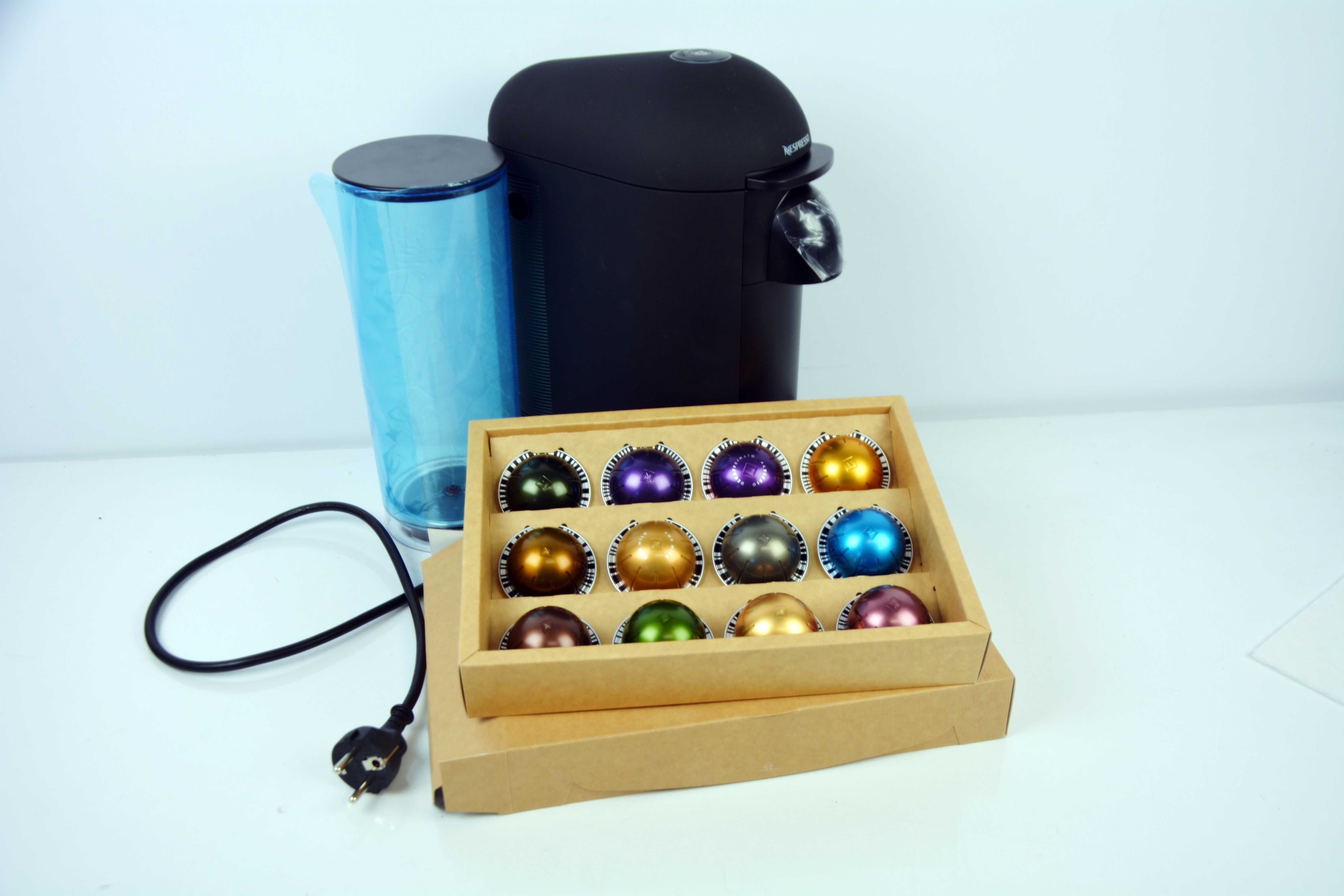 Ekspres kapsułkowy Krups Nespresso Vertuo 40 ml do 410 ml + KAPSUŁKI