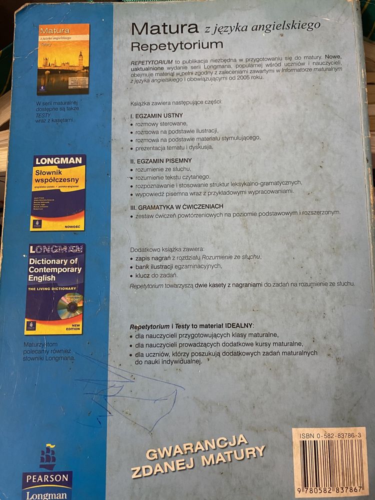 Matura z języka angielskiego Repetytorium