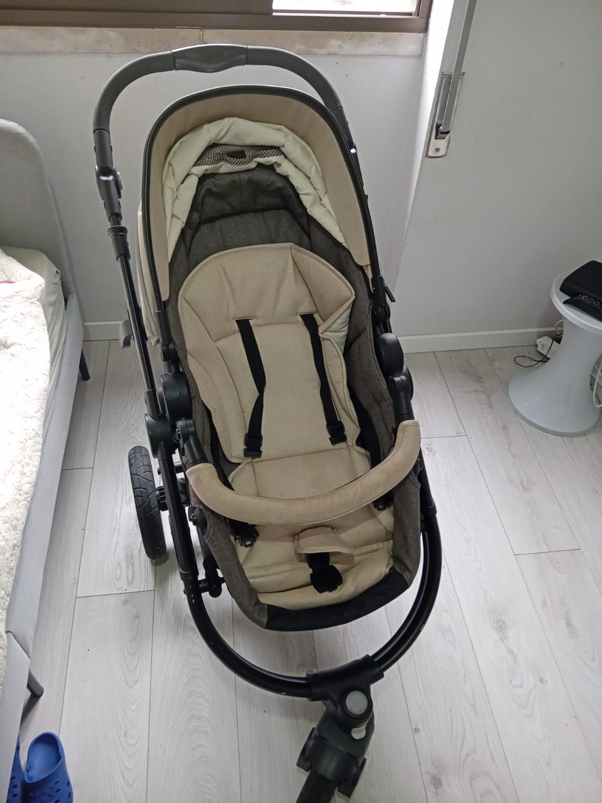 Carinho bebê Duo Zippy Safe C/ Ovo, Alcofa e Base ISOFIX