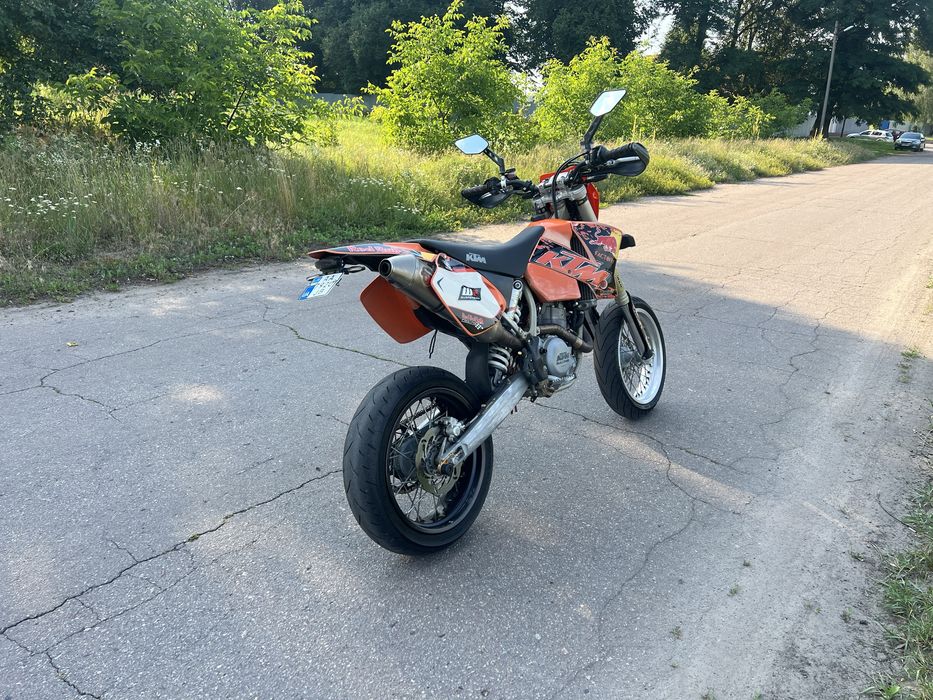 KTM 250 EXC F Racing Motard На доках Supermoto Akrapovic