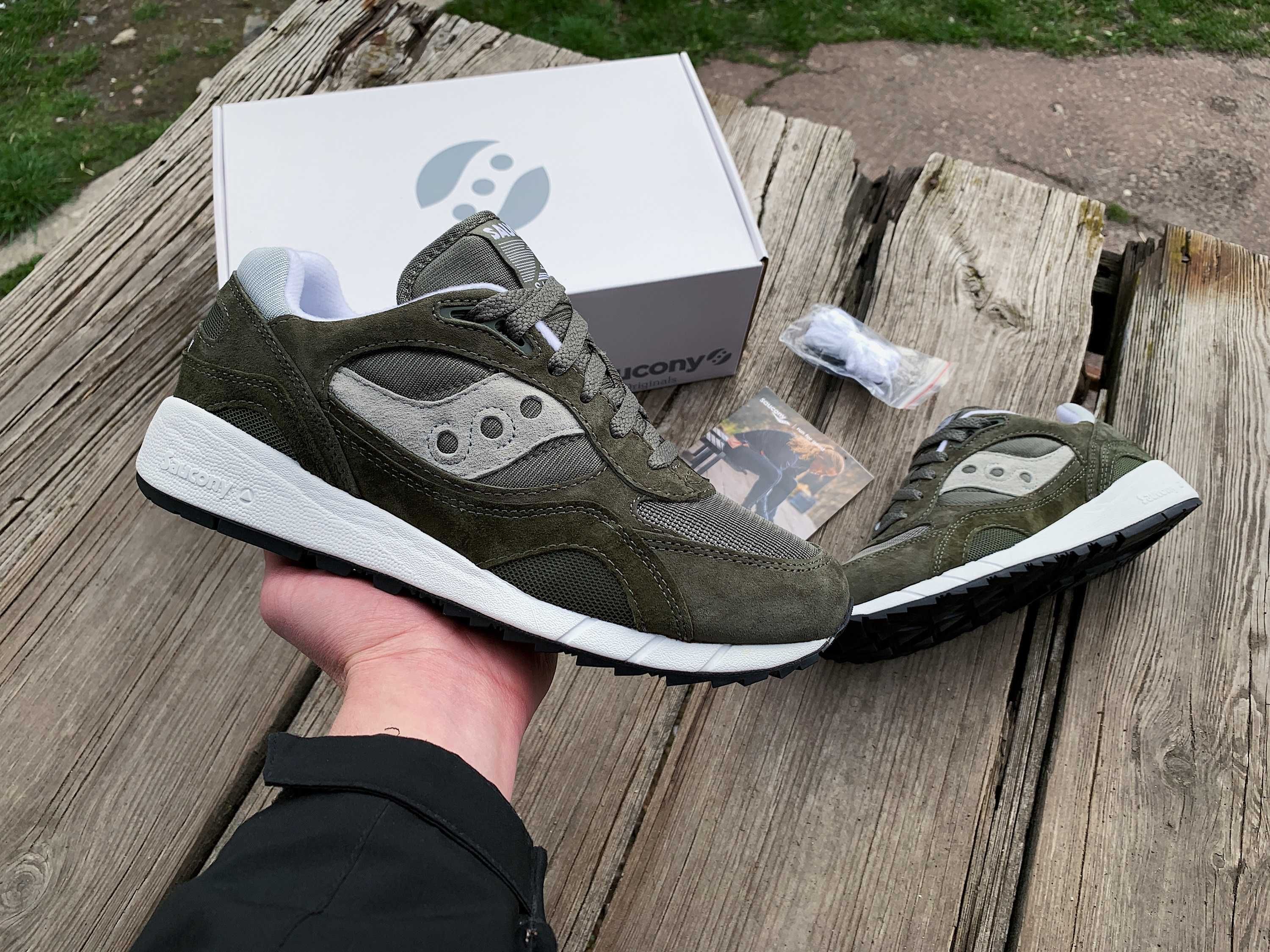 Мужские оригинальные кроссовки Saucony Shadow 6000 (3 цвета)