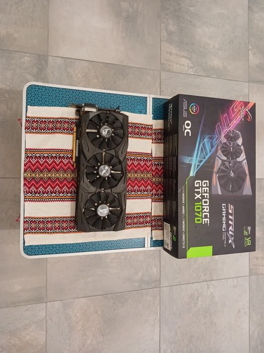 Відеокарта Asus ROG GeForce GTX 1070 STRIX OC 8 GB