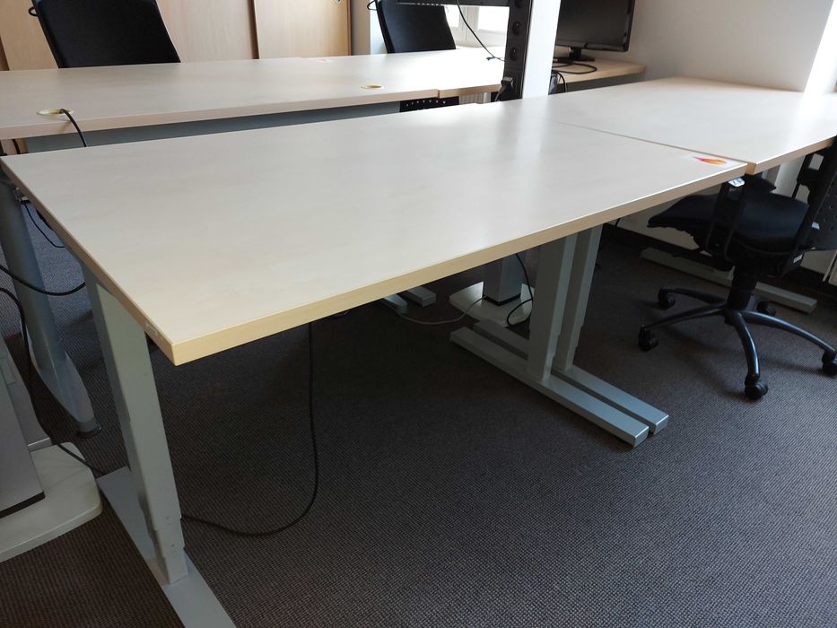 Biurka z elektryczną regulacją wysokości rozm.140x80cm-dostawa gratis