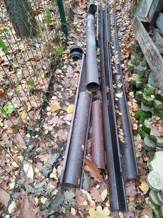 Rynny dachowe PCV używane