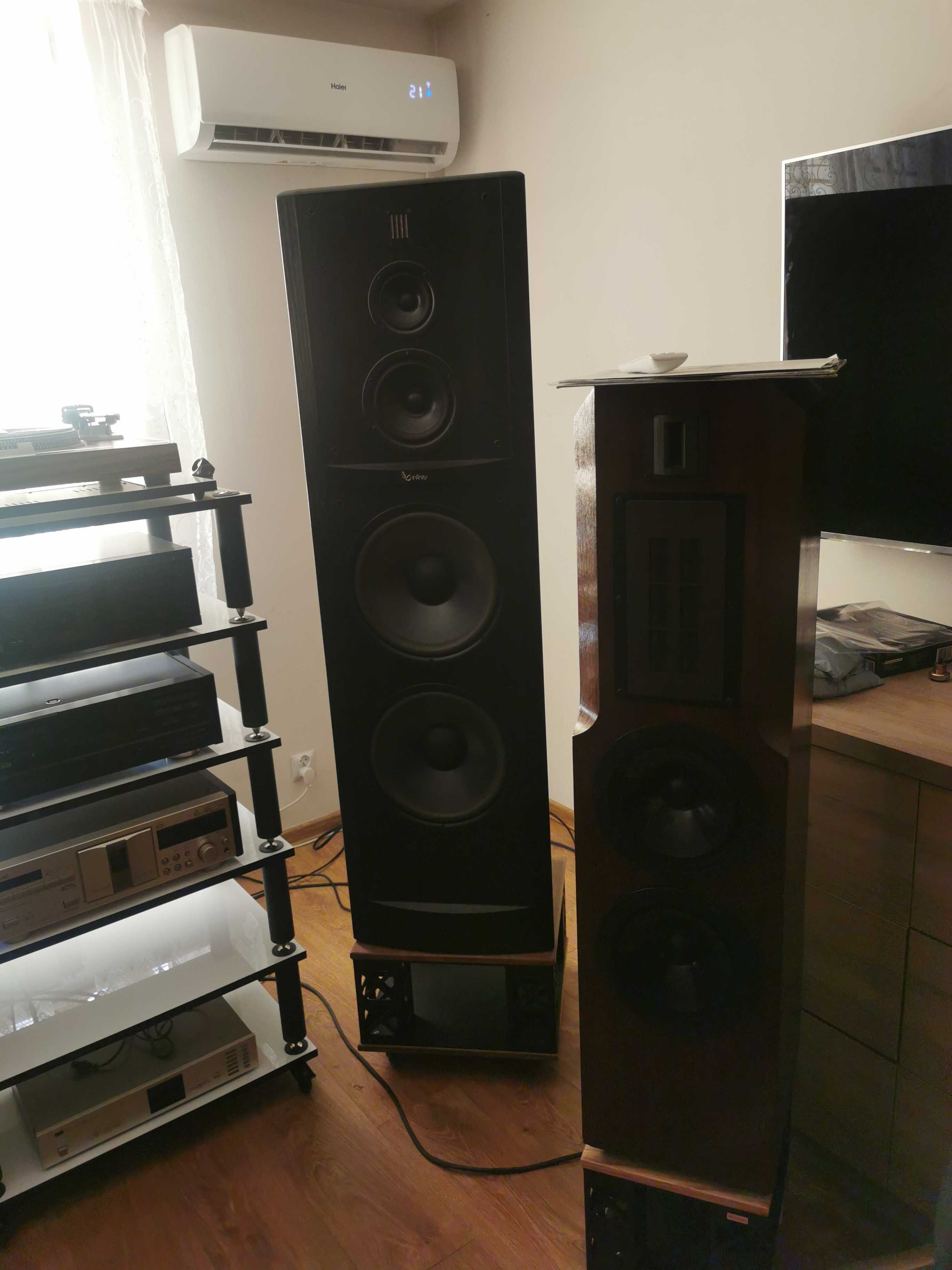 kolumny Imfinity kappa 100. Potężnie kolumny głośnikowe