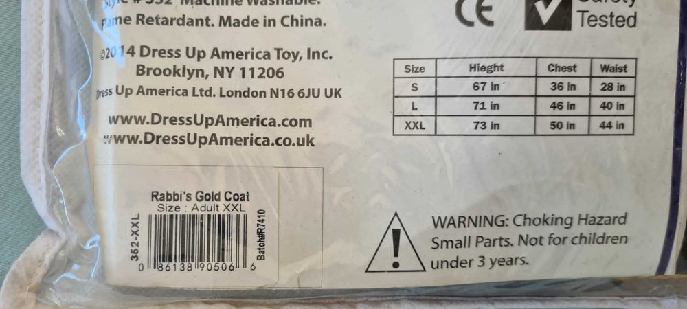 Disfarce para homem Adulto