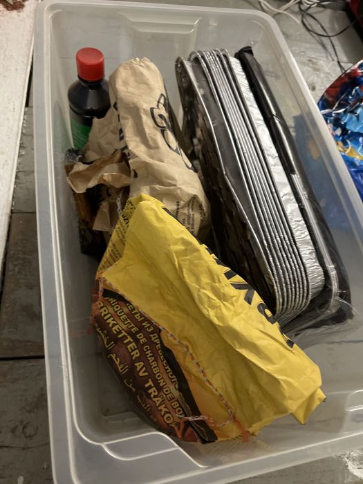 ZA DARMO Do grilla brykiet, tacki i podpałka