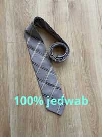 Jedwabny krawat 100% jedwab Taylor & Wright