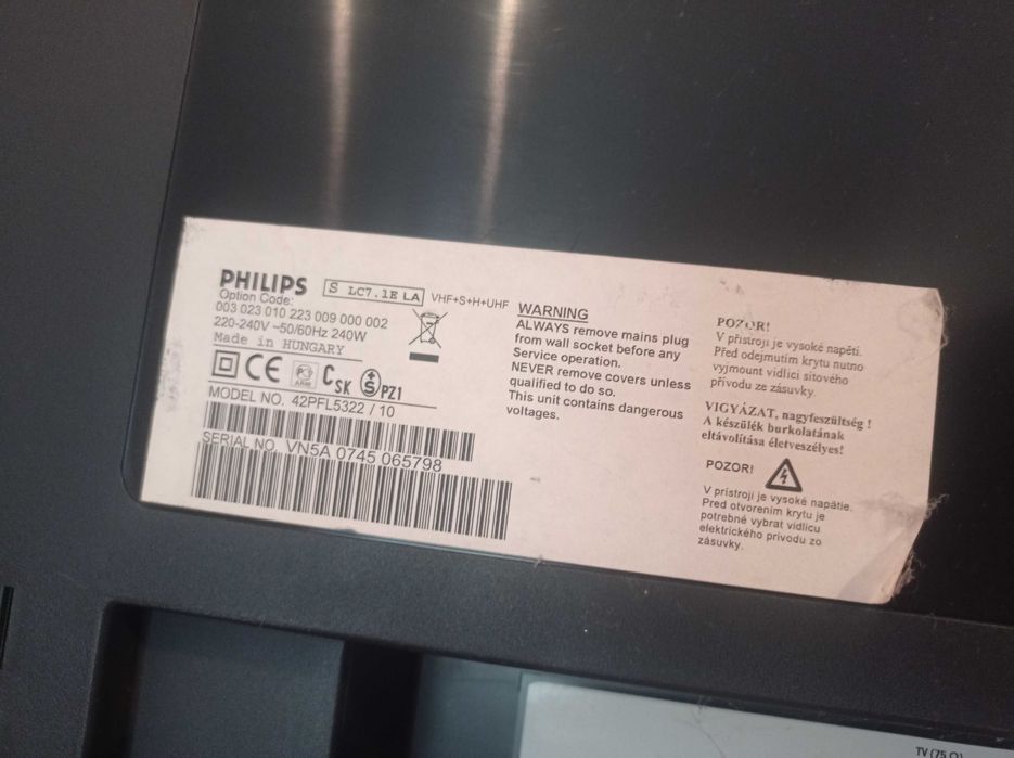 Telewizor Philips płaski - panoramiczny LCD 32 cale