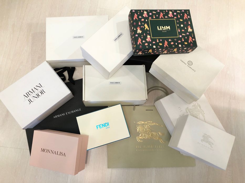 Коробка брендова пакет dolce gabbana armani fendi