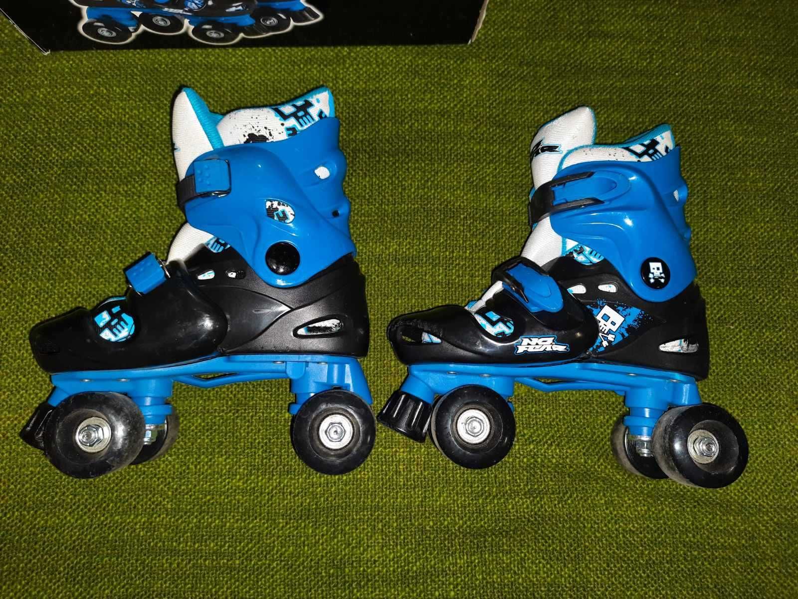 Крутые ролики No Fear Quad Skates Junior. Размер 1-4.